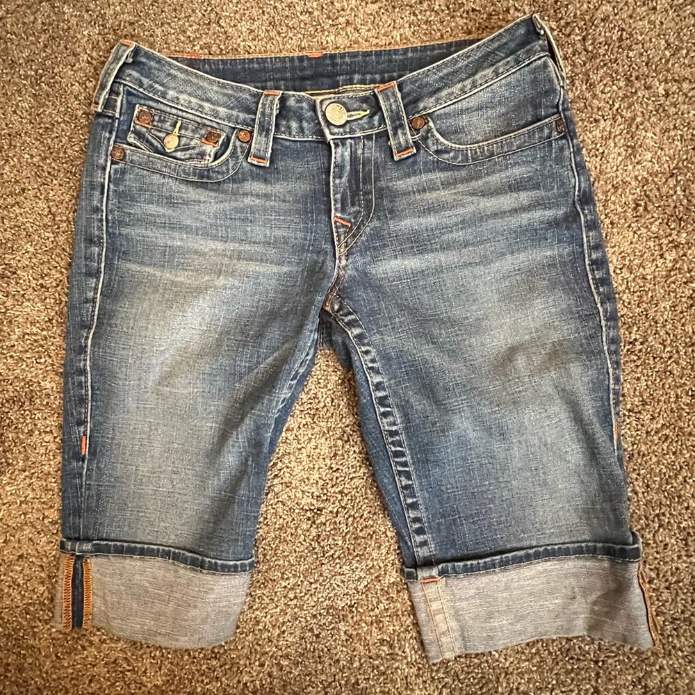 True Religion Denim Bermuda Shorts